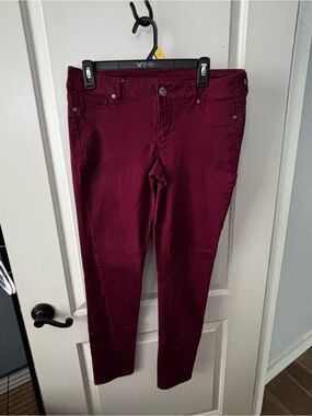 Maurices Burgundy Ankle Pants